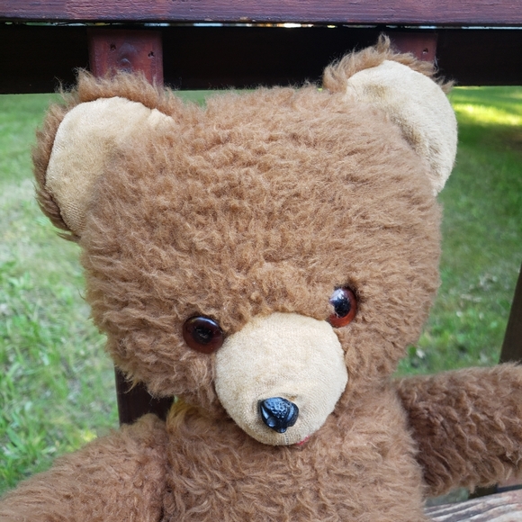 Vintage SEARS ROEBUCK Teddy Bear W/ Moveable Legs, Arms & Head -  West Germany - Picture 2 of 16